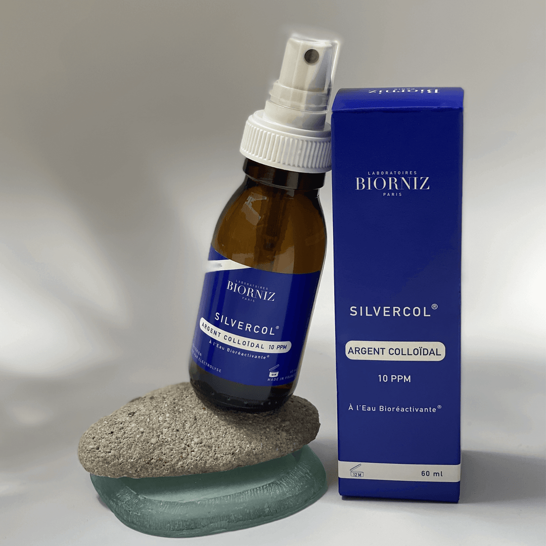 Spray en verre d'Argent Colloïdal 10 PPM - Santé et bien-être au quotidien